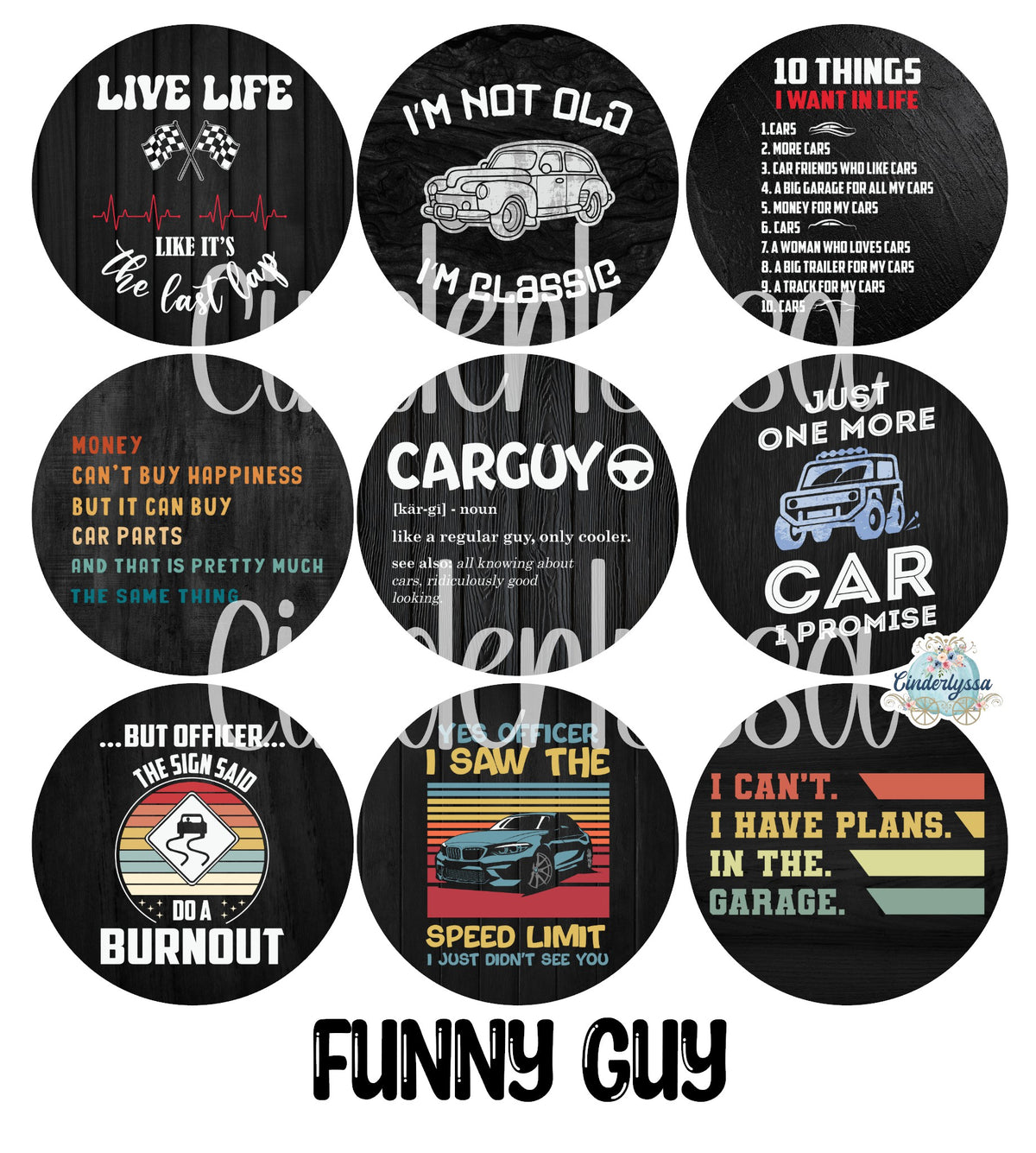 3.5 inch Round Funny Guy for Cardstock Silicone Mold, NO MOLD INCLUDED for Aroma Bead Molds, Premium Cardstock Images