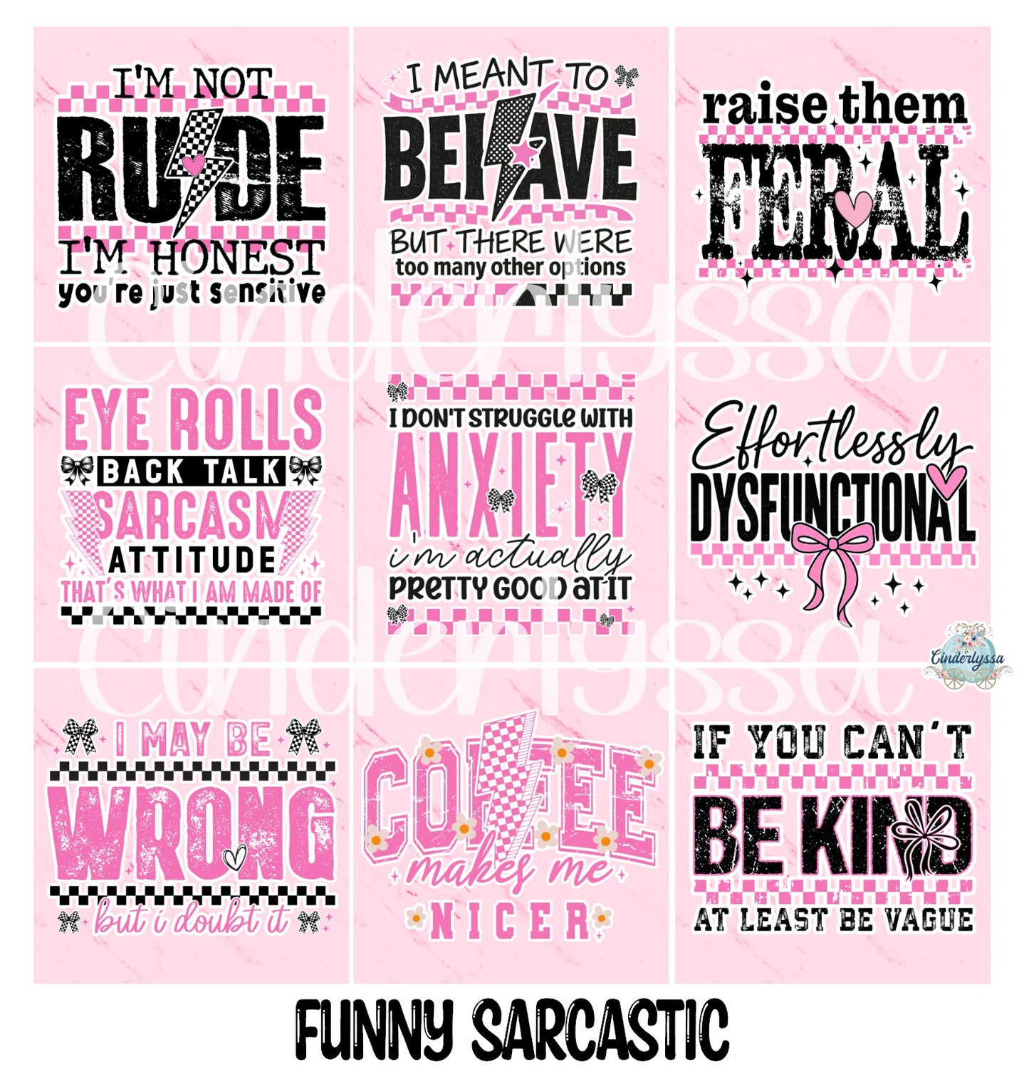 3 inch Square Funny Sarcastic Cardstock Only for freshies - NO MOLD: Cardstock Silicone Mold, Premium Cardstock Image