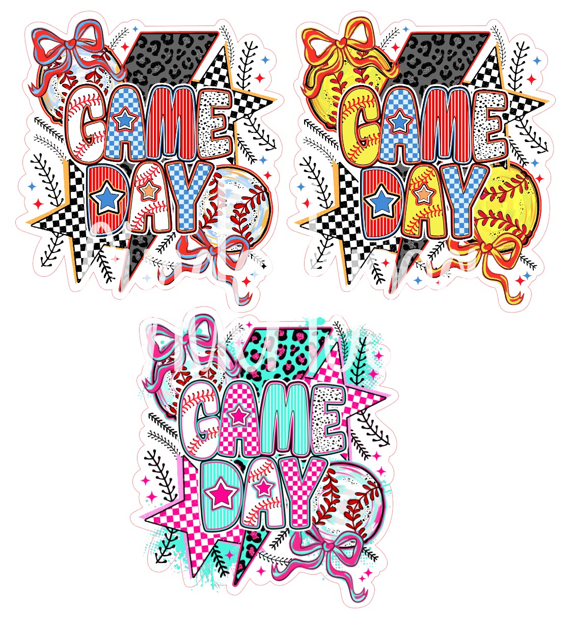 Game Day Collage: Baseball and Softball Cardstock Silicone Mold, Aroma Bead Molds, Car Freshie Mold, Premium Cardstock Images