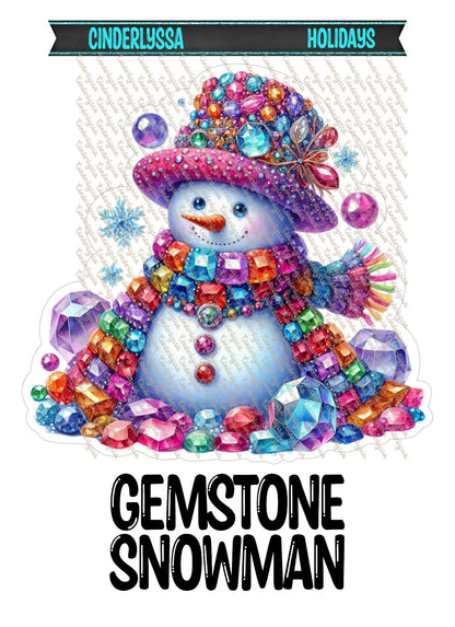 Gemstone Snowman Cardstock Silicone Mold, Aroma Bead Molds, Car Freshies, Premium Cardstock Images