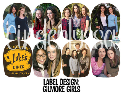 Label Design: Gilmore Girls Cardstock Silicone Mold, Aroma Bead Molds, Car Freshies, Premium Cardstock Images