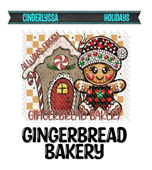 Gingerbread Bakery: With Gingerbread Man Cardstock Silicone Mold, Aroma Bead Molds, Premium Cardstock Images