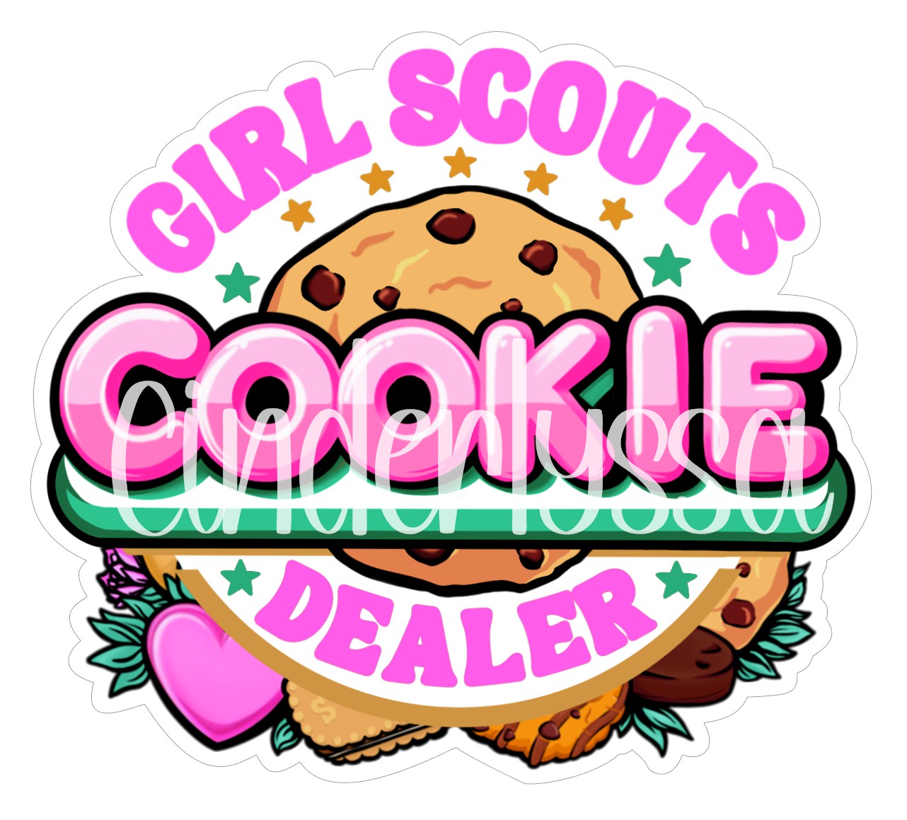 Girl Scouts Cookie Dealer Cardstock Silicone Mold, Aroma Bead Molds, Premium Cardstock