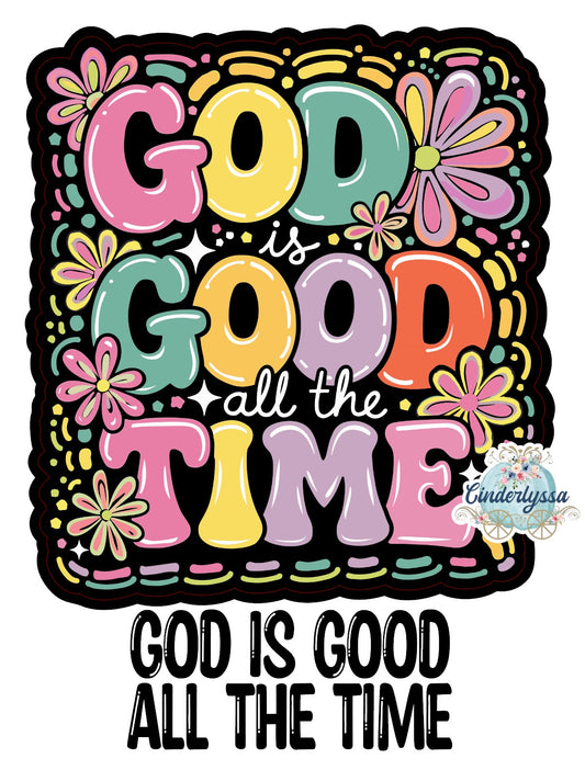God is Good All The Time Cardstock Silicone Mold, Aroma Bead Molds, Premium Cardstock Images