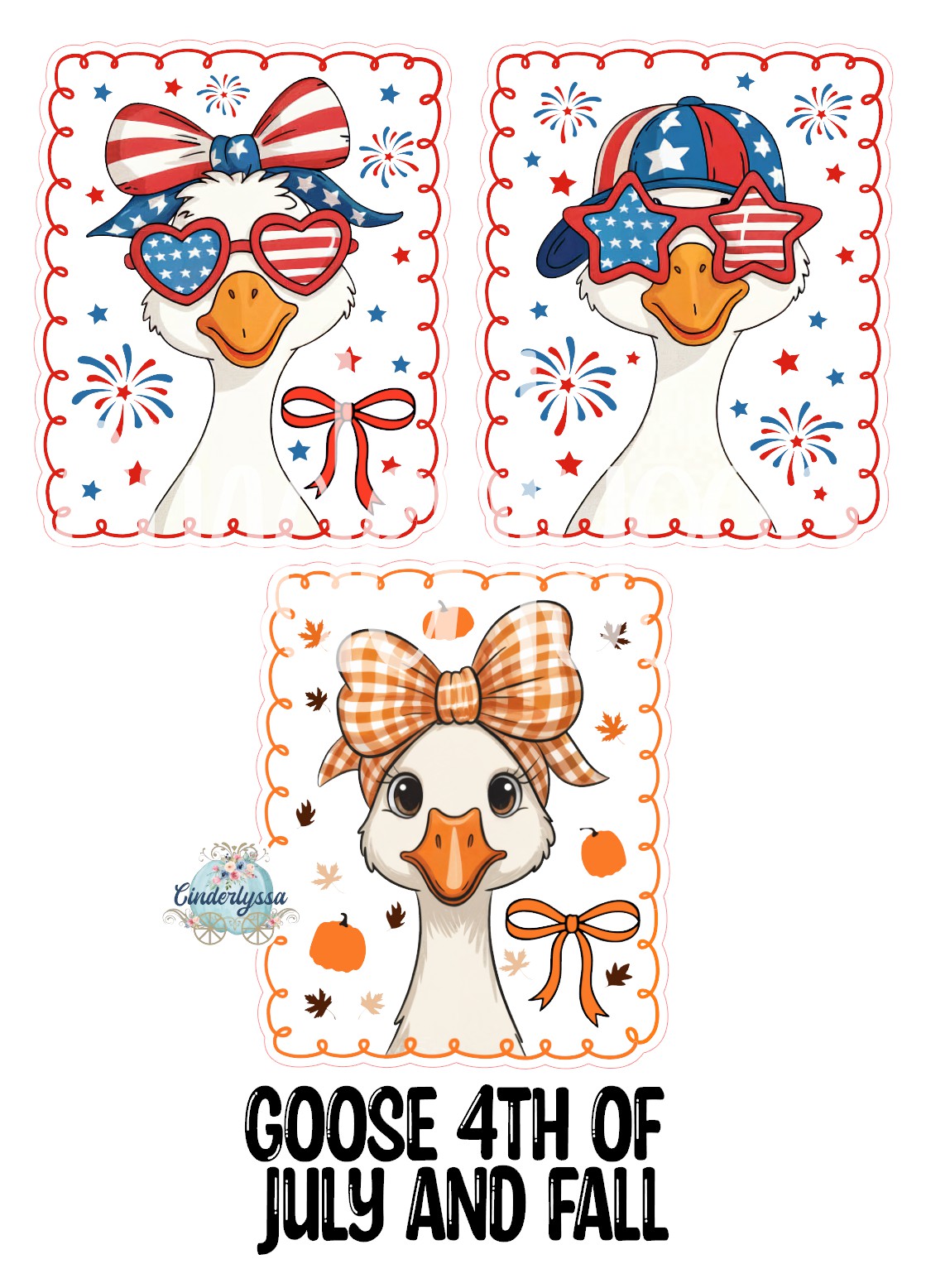 Goose: Fall and 4th of July Cardstock Silicone Mold, Aroma Bead Molds, Premium Cardstock Images