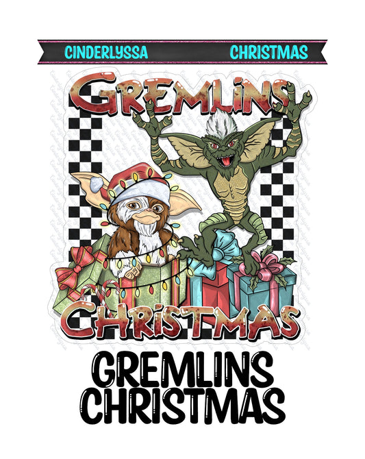 Gremlins Christmas Cardstock Silicone Mold, Aroma Bead Molds, Car freshies, Premium Cardstock Images