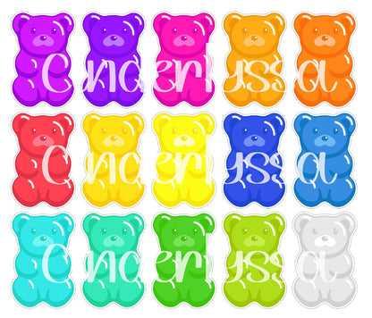 Gummy Bears Cardstock Silicone Mold, Aroma Bead Molds, Premium Cardstock Images