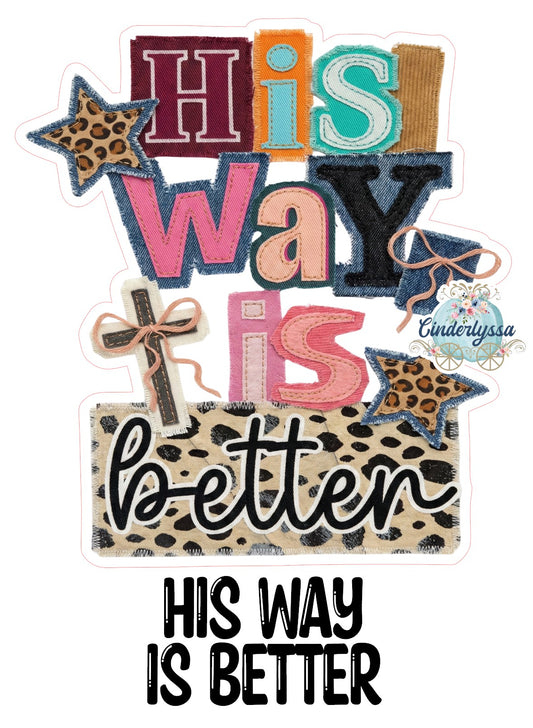 His Way Is Better Cardstock Silicone Mold, Aroma Bead Molds, Premium Cardstock Images