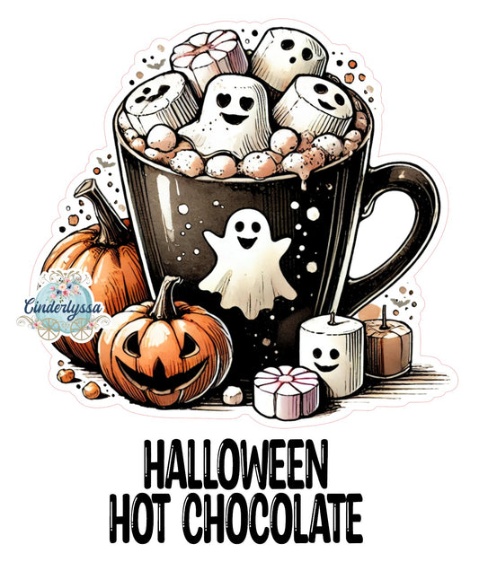 Halloween Hot Chocolate Cardstock Silicone Mold, Aroma Bead Molds, Car Freshies, Premium Cardstock Images
