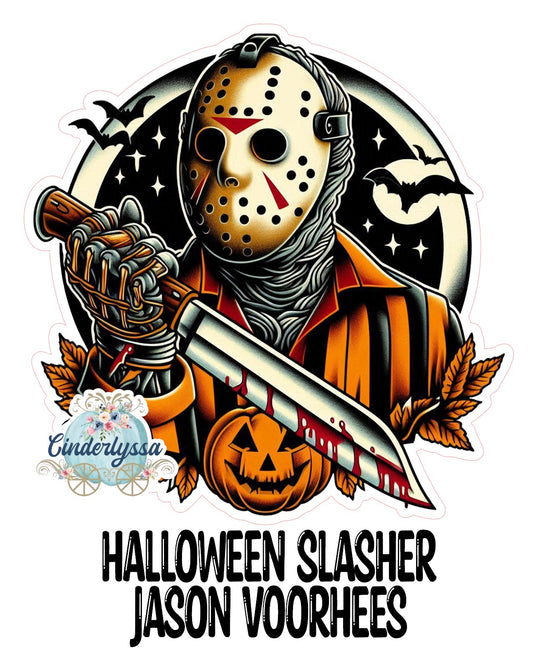 Halloween Slasher Jason Voorhees Cardstock Silicone Mold, Aroma Bead Molds, Premium Cardstock Images