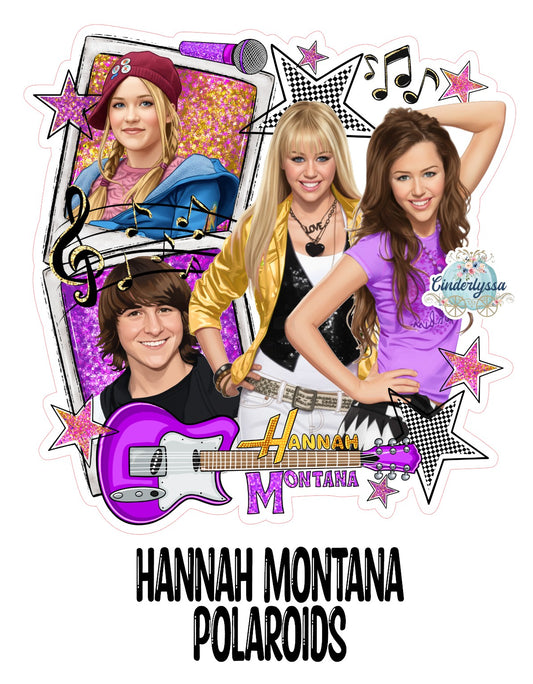 Hannah Montana Polaroids Cardstock Silicone Mold, Aroma Bead Molds, Car Freshies, Premium Cardstock Images