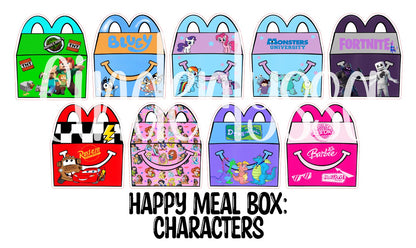 Happy Meal Box Cardstock Silicone Mold, Aroma Bead, Car Fresh Mold, Premium Cardstock Images