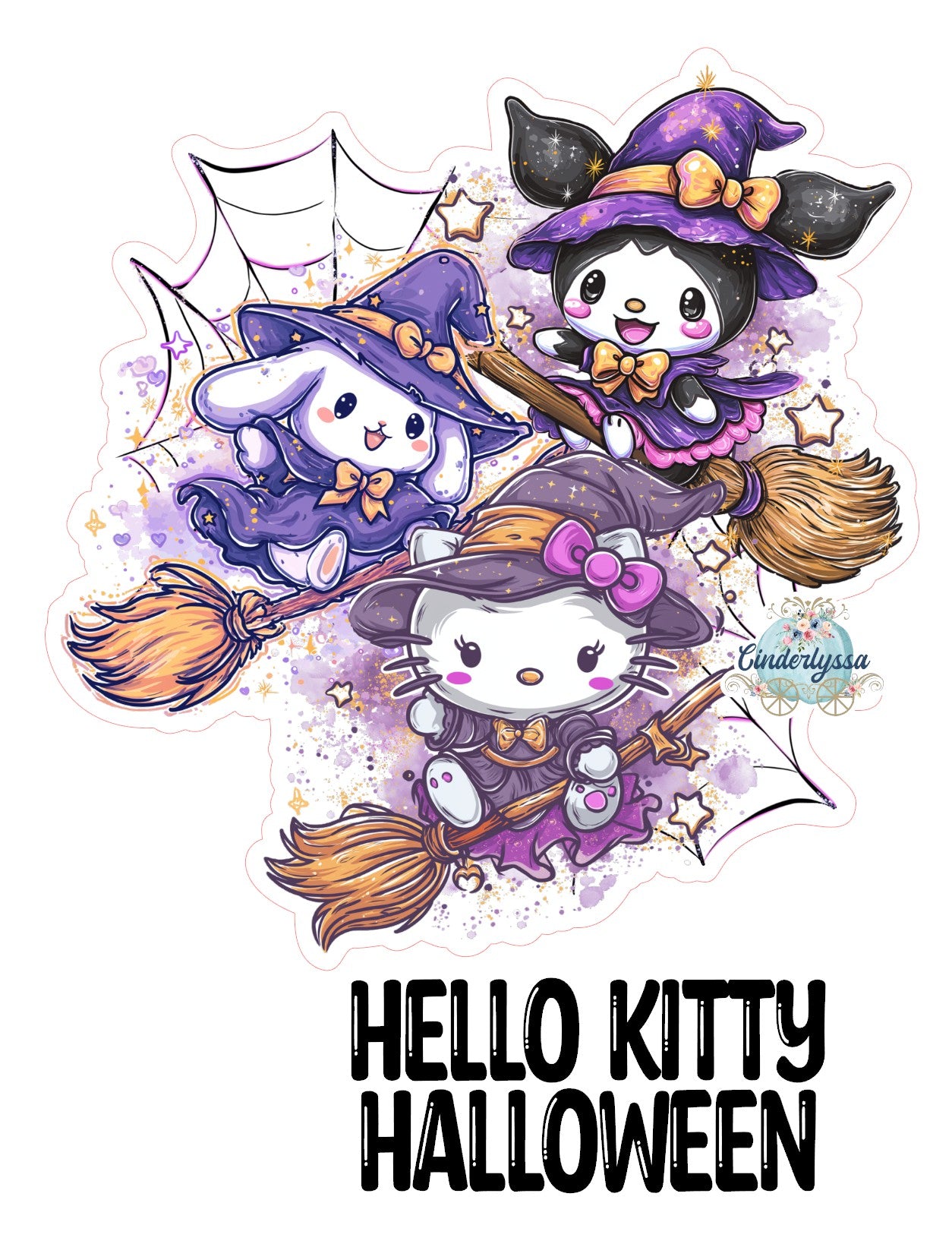 Hello Kitty Halloween Cardstock Silicone Mold, Aroma Bead Molds, Premium Cardstock Images