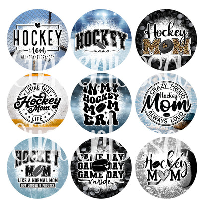 3.75 inch Round: Hockey for Cardstock Silicone Mold, for Aroma Bead Molds, Premium Cardstock Images