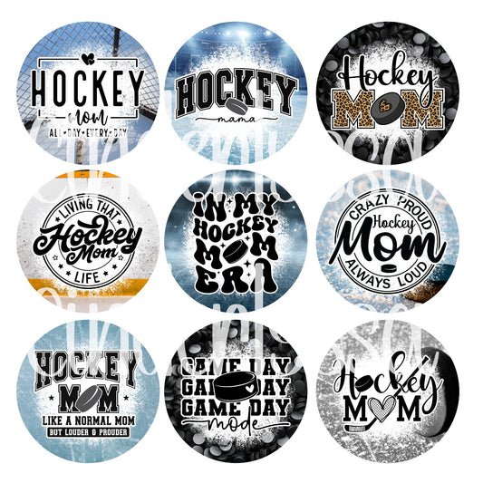 3 inch Round Hockey Cardstock Only for freshies: Aroma Bead Molds, Premium Cardstock Images
