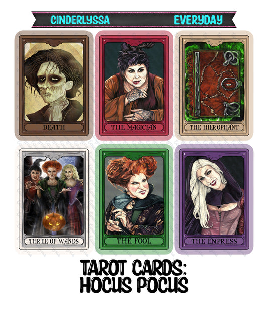 Tarot Cards: Hocus Pocus Dual Cavity Cardstock Silicone Mold, Aroma Bead Molds, Premium Cardstock Images