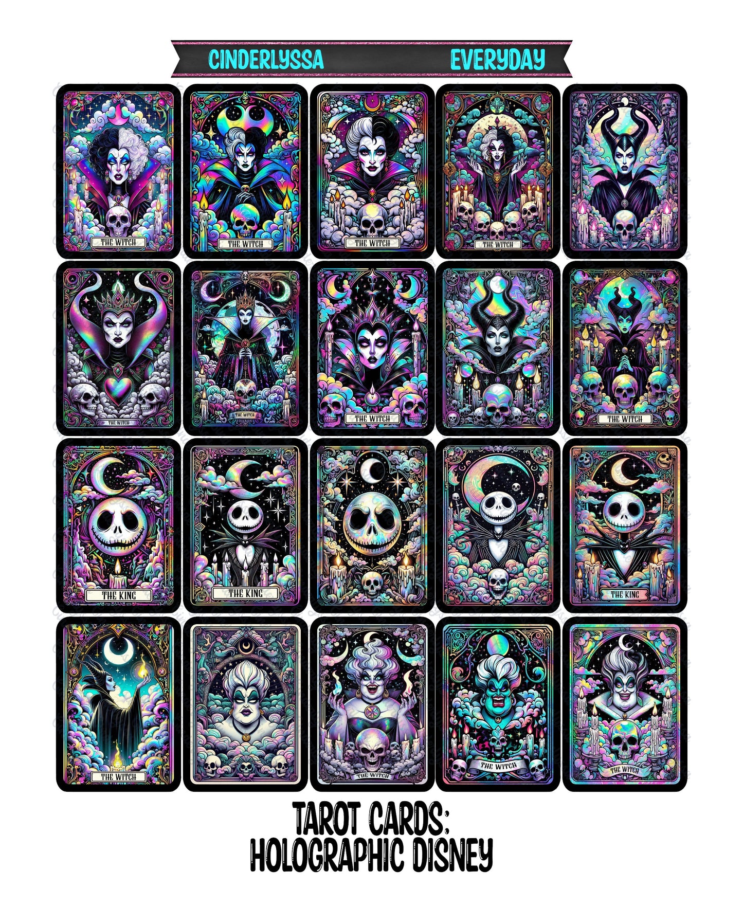 VENT CLIP: Tarot Cards: Group 2 Two Cavity Small Vent Clip Size Cardstock Silicone Mold, Aroma Bead Molds, Premium Cardstock Images