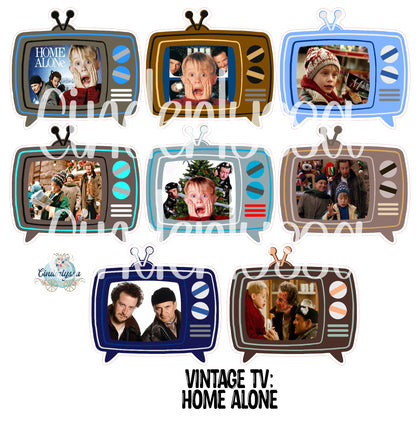 Vintage TV with Multiple Themes Cardstock Silicone Mold, Aroma Bead Molds, Premium Cardstock Images