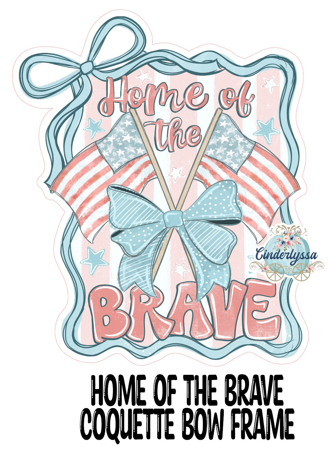 Home Of The Brave Coquette Bow Frame Cardstock Silicone Mold, Aroma Bead Molds, Premium Cardstock