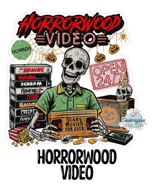 Horrorwood Video Cardstock Silicone Mold, Aroma Bead Molds, Premium Cardstock Images