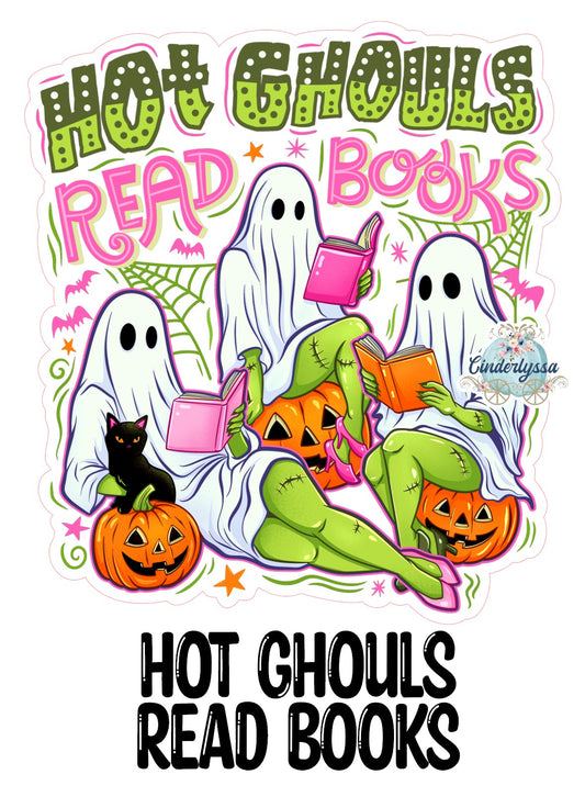 Hot Ghouls Read Books Cardstock Silicone Mold, Aroma Bead Molds, Car Freshies, Premium Cardstock Images
