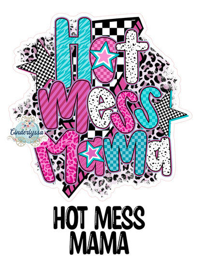 Hot Mess Mama Cardstock Silicone Mold, Aroma Bead Molds, Premium Cardstock Images