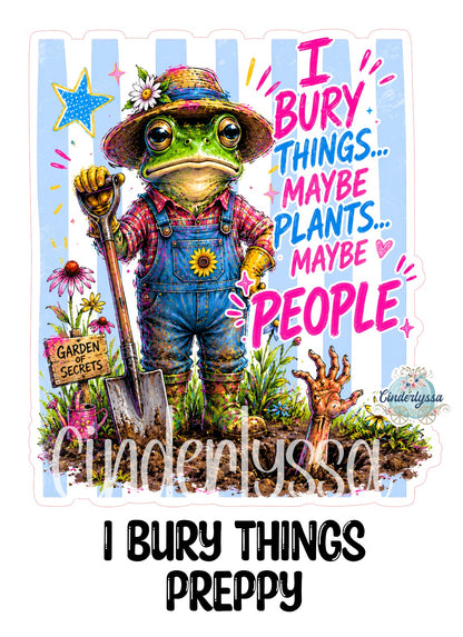 I Bury Things Preppy Cardstock Silicone Mold, Aroma Bead Molds, Premium Cardstock Images