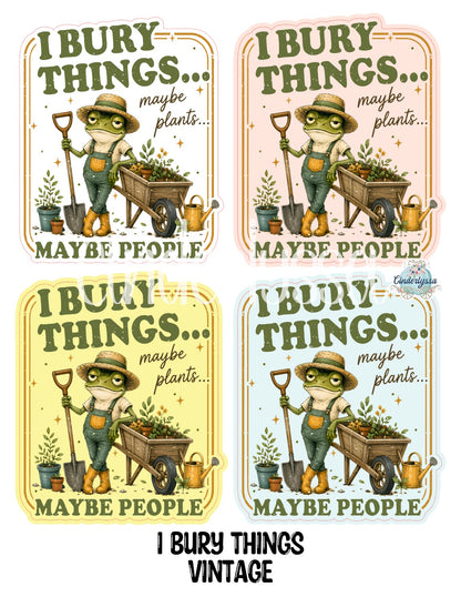 I Bury Things Vintage Cardstock Silicone Mold, Aroma Bead Molds, Premium Cardstock Images