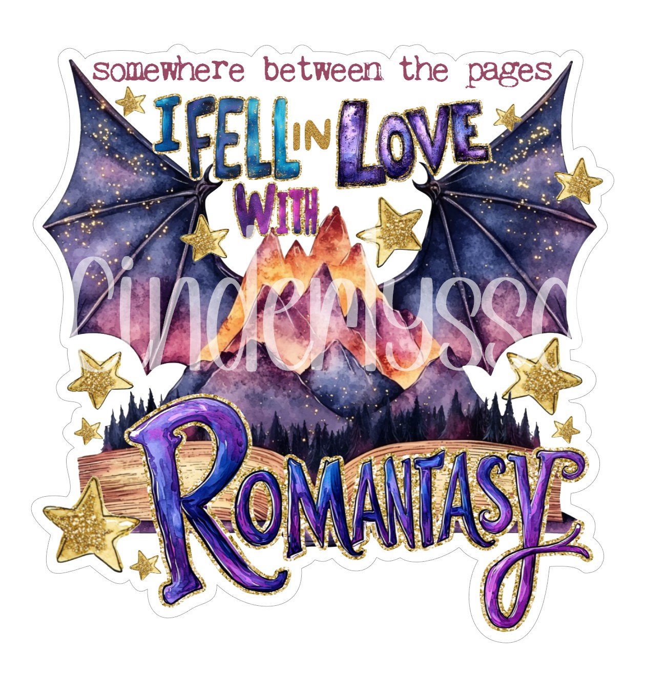 I Fell In Love With Romantasy Cardstock Silicone Mold, Aroma Bead Molds, Premium Cardstock Images