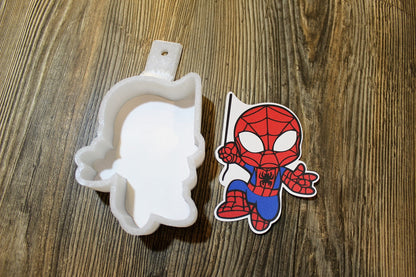 Spiderman: Superhero Cardstock Silicone Mold, Aroma Bead Molds, Premium Cardstock Images