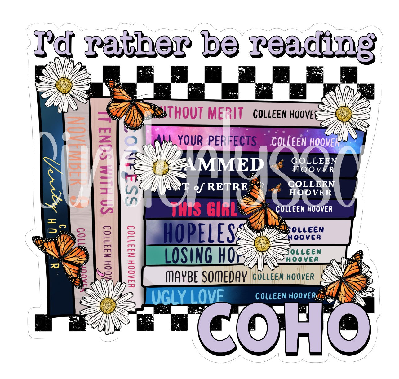 I'd Rather Be Reading COHO Cardstock Silicone Mold, Aroma Bead Molds, Premium Cardstock Images