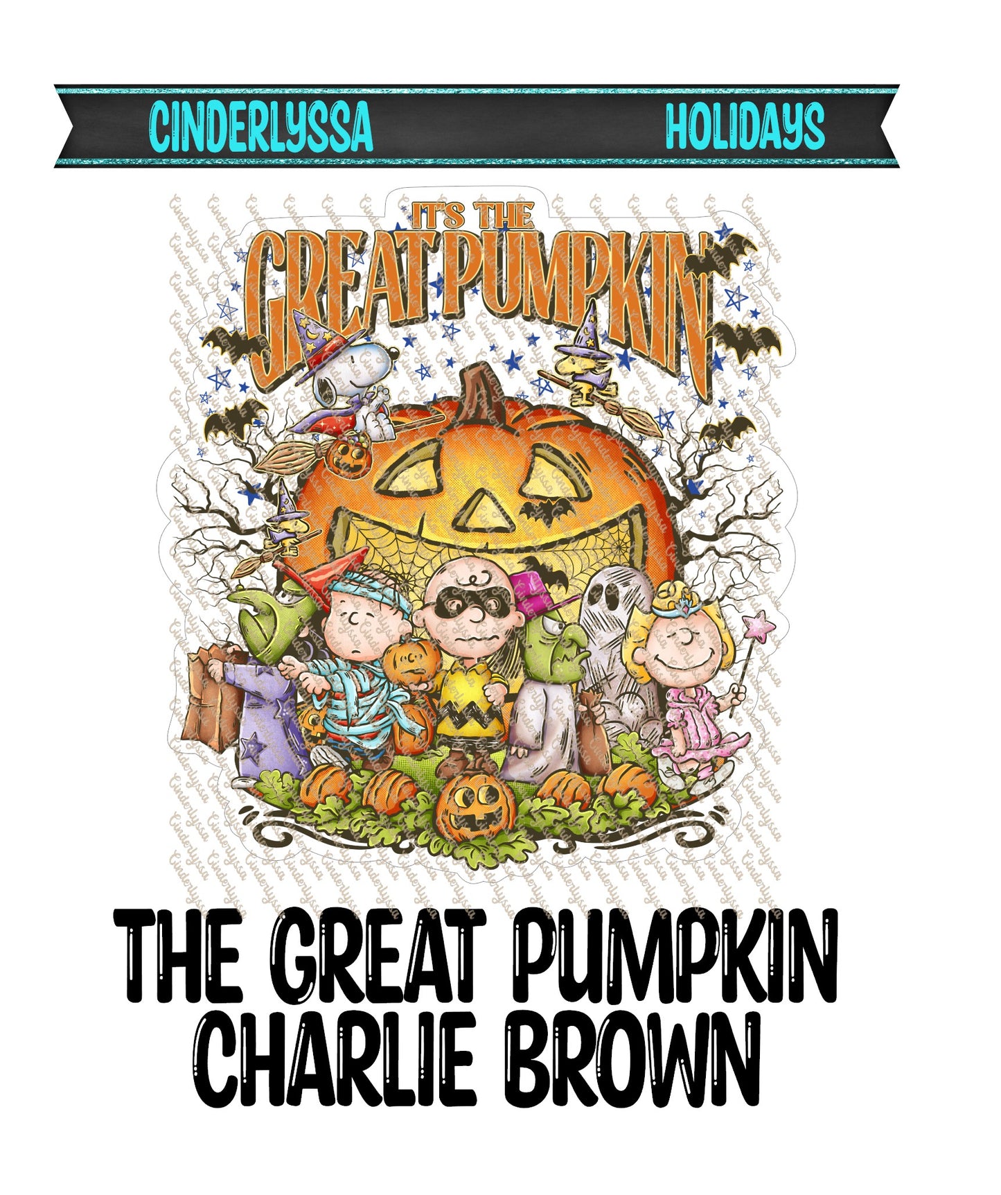 It's The Great Pumpkin Charlie Brown Cardstock Silicone Mold, Aroma Bead Molds, Freshie, Premium Cardstock Images