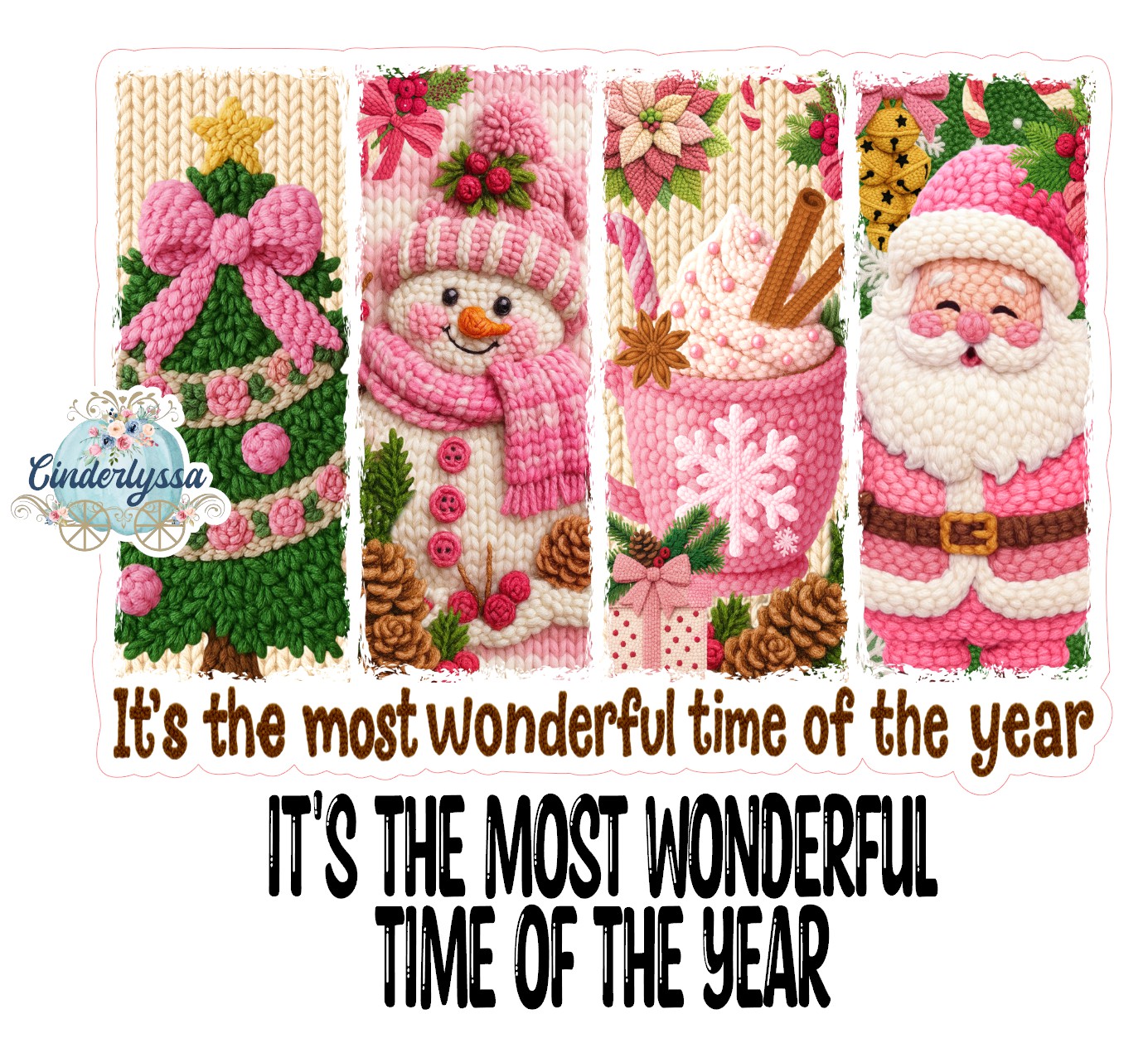 It's The Most Wonderful Time of the Year Cardstock Silicone Mold, Aroma Bead Molds, Car Freshies, Premium Cardstock Images