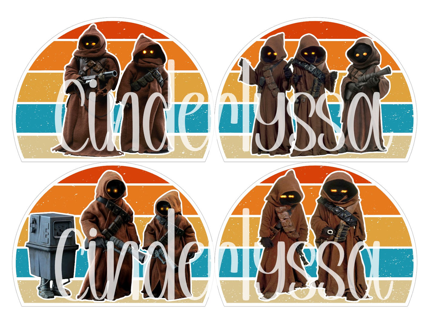 Retro Sunset Cardstock Silicone Mold, Aroma Bead Molds, Premium Cardstock Images