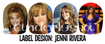 Label Design: Jenny Rivera Mix Cardstock Silicone Mold, Aroma Bead Molds, Car Freshies, Premium Cardstock Images