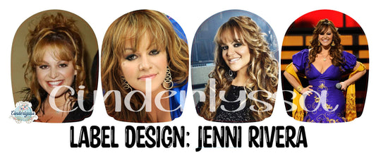 Label Design: Jenny Rivera Mix Cardstock Silicone Mold, Aroma Bead Molds, Car Freshies, Premium Cardstock Images