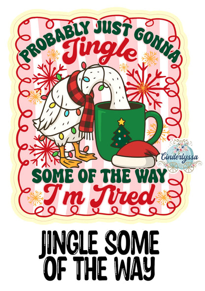 Jingle Some Of The Way Cardstock Silicone Mold, Aroma Bead Molds, Premium Cardstock Images