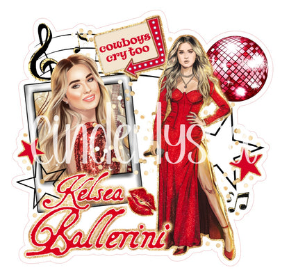 Kelsea Ballerini Cardstock Silicone Mold, Aroma Bead Molds, Premium Cardstock Images