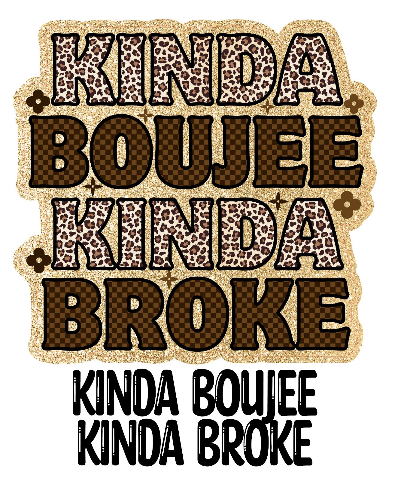 Kinda Boujee Kinda Broke Cardstock Silicone Mold, Aroma Bead Molds, Premium Cardstock Images