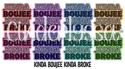 Kinda Boujee Kinda Broke Cardstock Silicone Mold, Aroma Bead Molds, Premium Cardstock Images