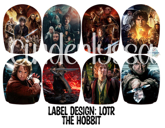 Label Design: LOTR - The Hobbit (Lord of the Rings) Cardstock Silicone Mold, Aroma Bead Molds, Car Freshies, Premium Cardstock Images