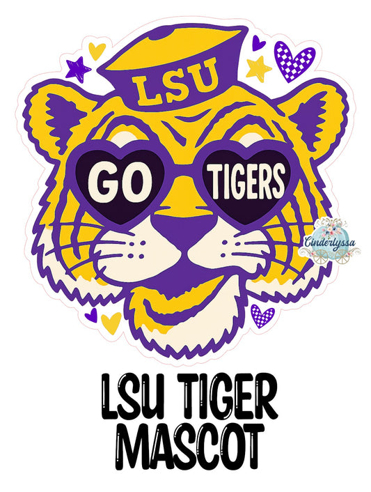 LSU Tigers Mascot Cardstock Silicone Mold, Aroma Bead Molds, Premium Cardstock Images
