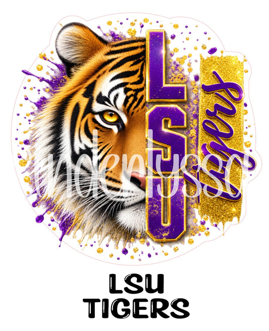 LSU Tigers, Lousiana State Fighting Tigers Cardstock Silicone Mold, Aroma Bead Molds, Premium Cardstock Images