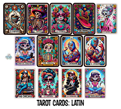 VENT CLIP: Tarot Cards: Group 5 Two Cavity Small Vent Clip Size Cardstock Silicone Mold, Aroma Bead Molds, Premium Cardstock Images