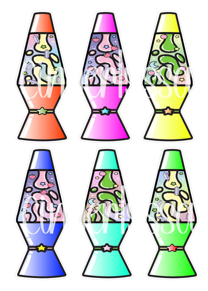 Lava Lamp Cardstock Silicone Mold, Aroma Bead Molds