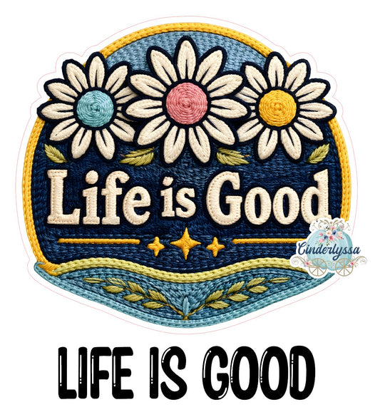 Life is Good for Cardstock Silicone Mold, Aroma Bead Molds, Premium Cardstock Images