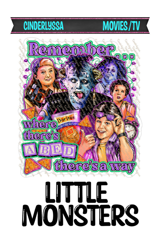 Little Monsters Cardstock Silicone Mold, Aroma Bead Molds, Premium Cardstock Images, Car Freshie