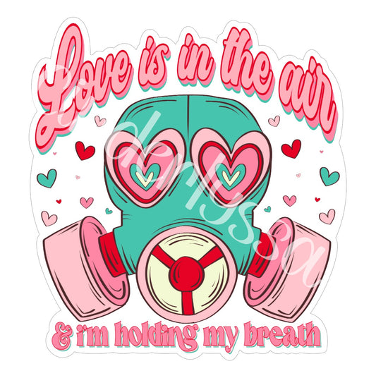 Love Is In The Air & I'm Holding My Breath Cardstock Silicone Mold, Aroma Bead Molds
