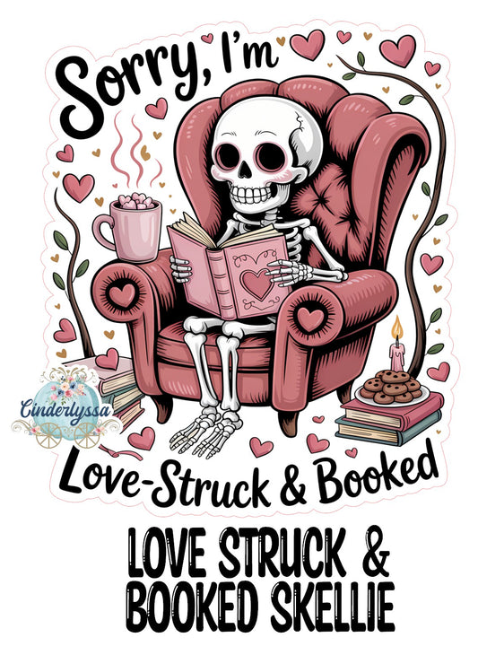 Love Struck & Booked Skellie Cardstock Silicone Mold, Aroma Bead Molds, Car Freshies, Premium Cardstock Images