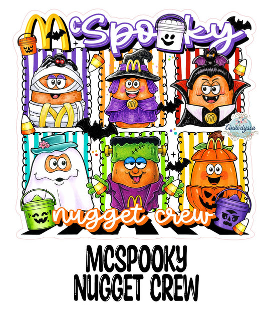 McSpooky Nugget Crew Cardstock Silicone Mold, Aroma Bead Molds, Premium Cardstock Images
